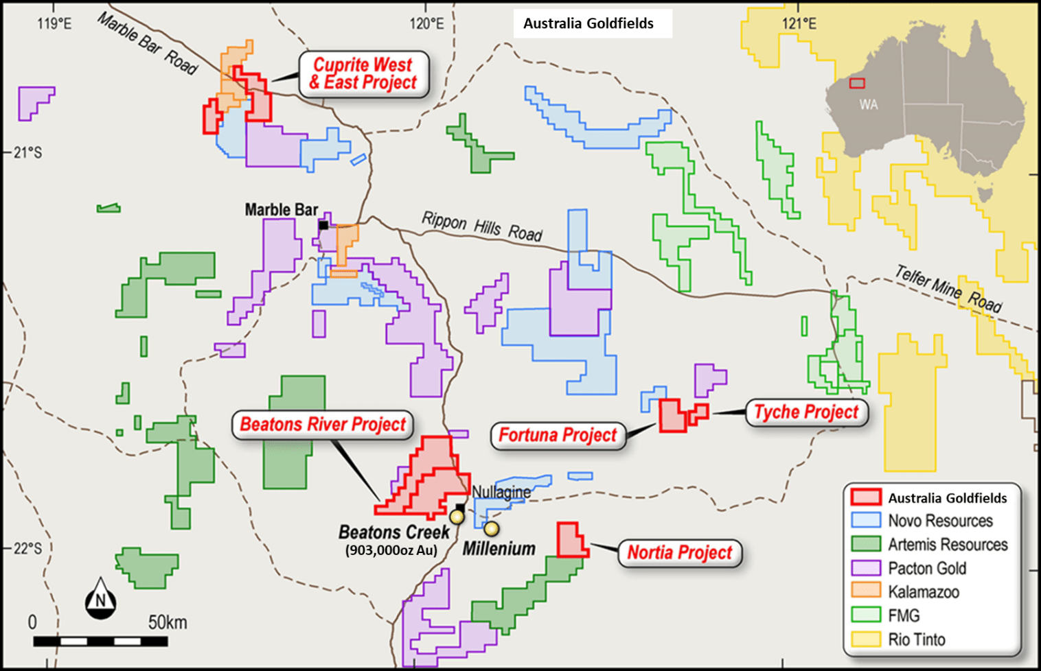 Gold mining in Western Australia’s Pilbara region